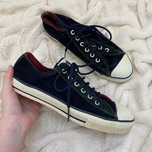 RARE Converse USA corduroy low top sneakers